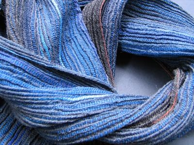 Handwoven silk & wool shawl or large scarf