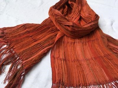 Handwoven silk & wool
