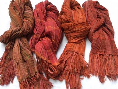 Handwoven silk & wool