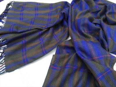 Handwoven silk&cashmere large scarf/shawl