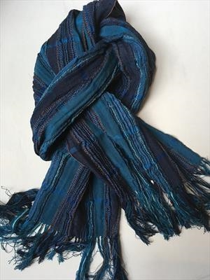 330. silk & merino wool scarf