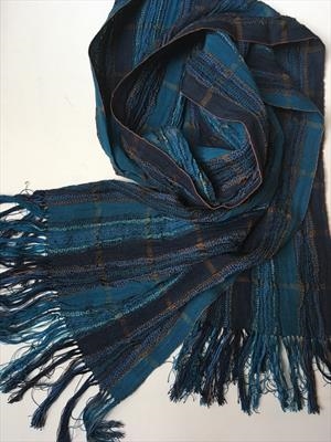 331. handwoven silk & merino wool scarf