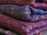 4 scarves by Bobbie Kociejowski, Textiles, silk & wool