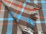 Handwoven Wool & Cashmere Throw by Bobbie Kociejowski, Textiles