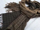 Handwoven silk&cashmere large scarf/shawl by Bobbie Kociejowski, Textiles