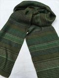 Handwoven silk & cashmere small scarf by Bobbie Kociejowski, Textiles