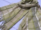 Handwoven silk scarf by Bobbie Kociejowski, Textiles