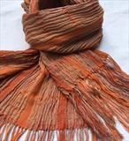 Handwoven silk & wool by Bobbie Kociejowski, Textiles