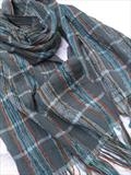 Handwoven silk & wool scarf by Bobbie Kociejowski, Textiles