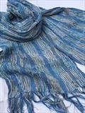 handwoven silk & wool scarf by Bobbie Kociejowski, Textiles