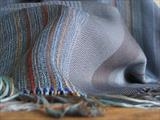 large silk and merino wool scarf or wrap by Bobbie Kociejowski, Textiles
