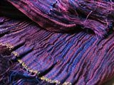 scarf by Bobbie Kociejowski, Textiles, handwoven silk & wool